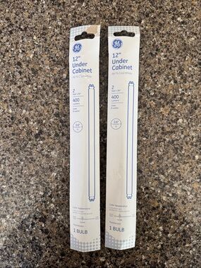 GE 12" T5 Under Cabinet Cool White Fluorescent Light Bulb - Set of 2